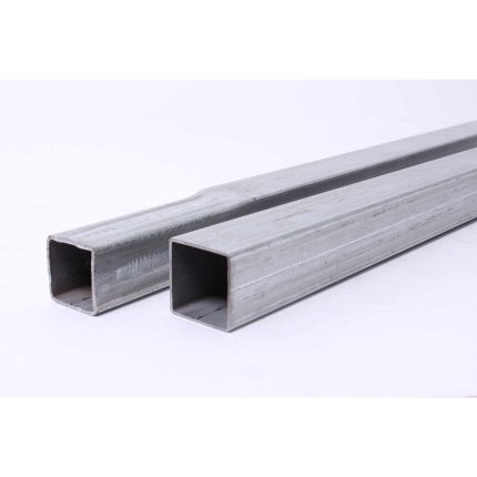1.5" Greenhouse Galvanized Square Tubing - Swaged