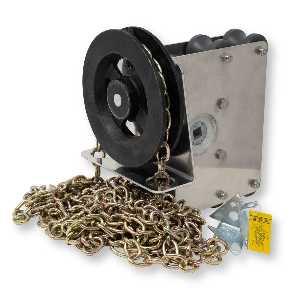 63-GCW15-1 Gear Chain Wheel Crank 15:1 For Sidewall Curtains - Image 1