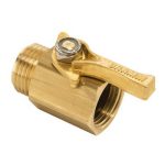 Dramm Brass Garden Hose Shut Off Valve