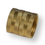 Garden Hose Adapter Brass FHT x FHT Swivel