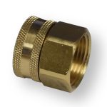Garden Hose Adapter Brass FHT Swivel x 3/4" FPT