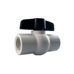 1/2 Inch PVC Ball Valve FPT - 5 Pack